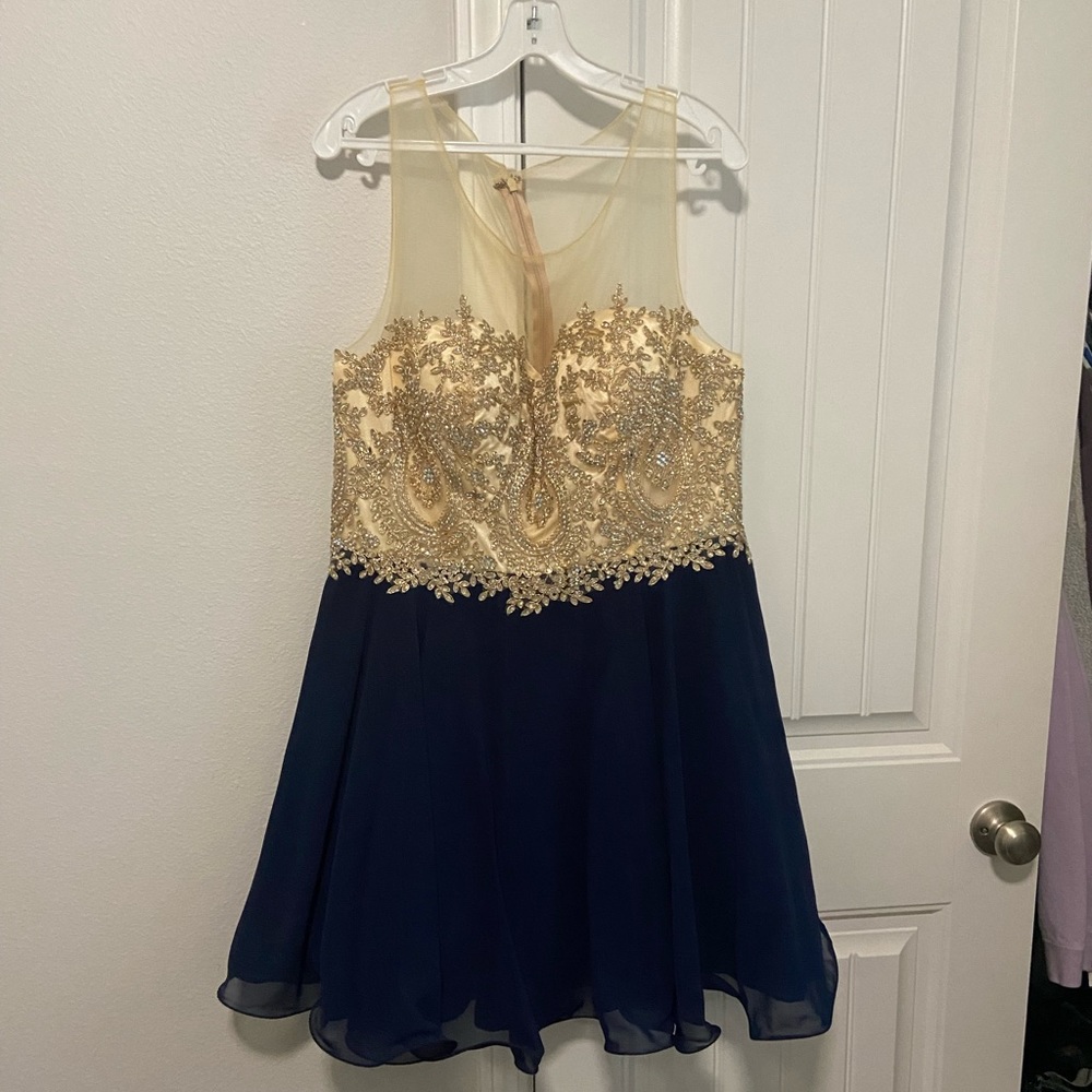 Plus Size Short Homecoming Dress